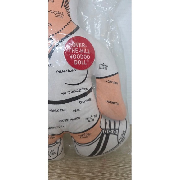 1987 New in Package Birthday Voodoo Doll Over the Hill Gag gift vintage fun! - Picture 4 of 5